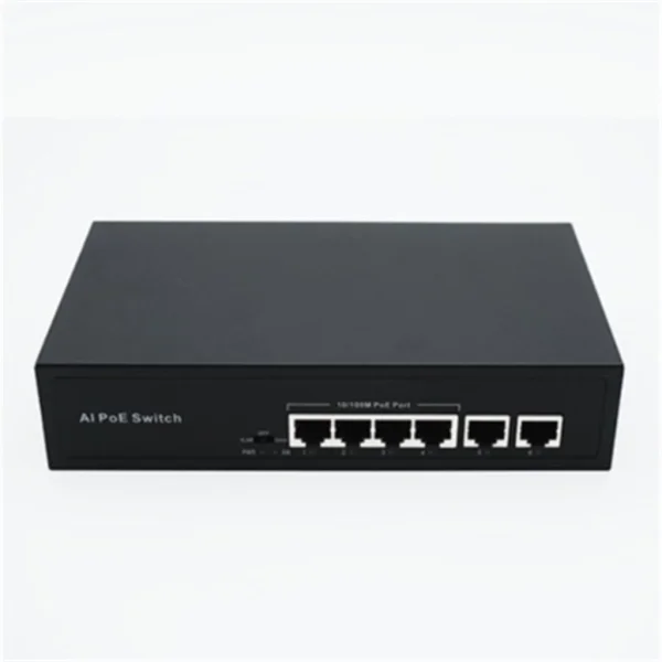 Nevada PS6M 4 Port Poe + 2 Uplink Switch