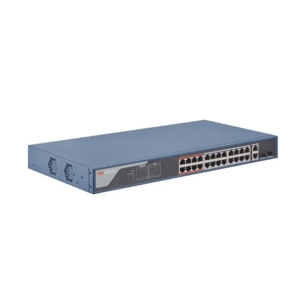 Hikvision DS-3E1326P-EI 10/100 24 Port Poe + 2 Port Uplink + 2 Gigabit Sfp Switch